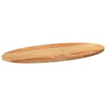 vidaXL Blat de masă maro deschis 80x40x2 cm lemn masiv de stejar oval vidaXL Blat de masă maro deschis 80x40x2 cm lemn masiv de stejar oval