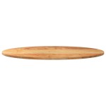 vidaXL Blat de masă maro deschis 100x50x2 cm lemn masiv de stejar oval