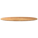 vidaXL Blat de masă maro deschis 140x60x2 cm lemn masiv de stejar oval