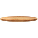 vidaXL Blat de masă maro deschis 100x50x4 cm lemn masiv de stejar oval