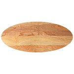 vidaXL Blat de masă maro deschis 140x60x4 cm lemn masiv de stejar oval vidaXL Blat de masă maro deschis 140x60x4 cm lemn masiv de stejar oval