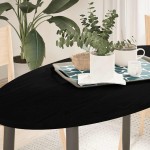 vidaXL Blat de masă maro închis 120x60x2 cm lemn masiv de stejar oval vidaXL Blat de masă maro închis 120x60x2 cm lemn masiv de stejar oval