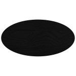 vidaXL Blat de masă maro închis 80x40x4 cm lemn masiv de stejar oval