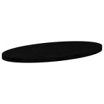 vidaXL Blat de masă maro închis 100x50x4 cm lemn masiv de stejar oval vidaXL Blat de masă maro închis 100x50x4 cm lemn masiv de stejar oval