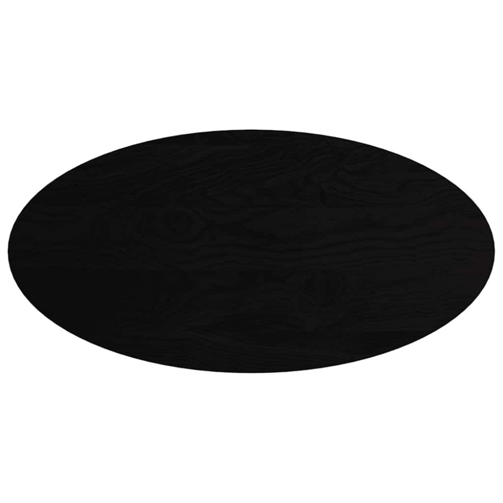 vidaXL Blat de masă maro închis 120x60x4 cm lemn masiv de stejar oval