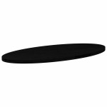 vidaXL Blat de masă maro închis 140x60x4 cm lemn masiv de stejar oval