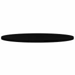 vidaXL Blat de masă maro închis 140x60x4 cm lemn masiv de stejar oval