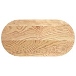 vidaXL Blat de masă 80x40x2 cm lemn masiv de stejar oval vidaXL Blat de masă 80x40x2 cm lemn masiv de stejar oval