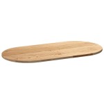 vidaXL Blat de masă 100x50x2 cm lemn masiv de stejar oval vidaXL Blat de masă 100x50x2 cm lemn masiv de stejar oval