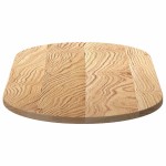 vidaXL Blat de masă 100x50x2 cm lemn masiv de stejar oval vidaXL Blat de masă 100x50x2 cm lemn masiv de stejar oval