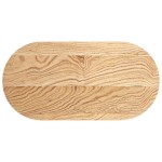 vidaXL Blat de masă 80x40x4 cm lemn masiv de stejar oval vidaXL Blat de masă 80x40x4 cm lemn masiv de stejar oval