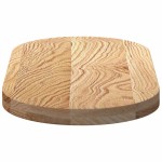 vidaXL Blat de masă 80x40x4 cm lemn masiv de stejar oval vidaXL Blat de masă 80x40x4 cm lemn masiv de stejar oval