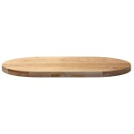 vidaXL Blat de masă 100x50x4 cm lemn masiv de stejar oval vidaXL Blat de masă 100x50x4 cm lemn masiv de stejar oval