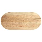 vidaXL Blat de masă 140x60x4 cm lemn masiv de stejar oval vidaXL Blat de masă 140x60x4 cm lemn masiv de stejar oval