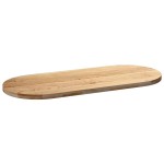 vidaXL Blat de masă 140x60x4 cm lemn masiv de stejar oval vidaXL Blat de masă 140x60x4 cm lemn masiv de stejar oval