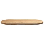 vidaXL Blat de masă 140x60x4 cm lemn masiv de stejar oval vidaXL Blat de masă 140x60x4 cm lemn masiv de stejar oval