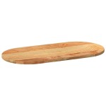 vidaXL Blat de masă maro deschis 80x40x2 cm lemn masiv de stejar oval vidaXL Blat de masă maro deschis 80x40x2 cm lemn masiv de stejar oval