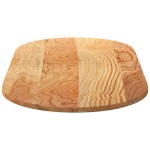 vidaXL Blat de masă maro deschis 120x60x2 cm lemn masiv de stejar oval vidaXL Blat de masă maro deschis 120x60x2 cm lemn masiv de stejar oval