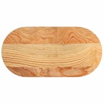 vidaXL Blat de masă maro deschis 80x40x4 cm lemn masiv de stejar oval vidaXL Blat de masă maro deschis 80x40x4 cm lemn masiv de stejar oval