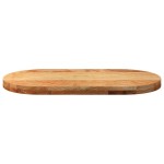 vidaXL Blat de masă maro deschis 80x40x4 cm lemn masiv de stejar oval vidaXL Blat de masă maro deschis 80x40x4 cm lemn masiv de stejar oval