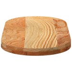 vidaXL Blat de masă maro deschis 80x40x4 cm lemn masiv de stejar oval vidaXL Blat de masă maro deschis 80x40x4 cm lemn masiv de stejar oval