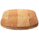 vidaXL Blat de masă maro deschis 100x50x4 cm lemn masiv de stejar oval vidaXL Blat de masă maro deschis 100x50x4 cm lemn masiv de stejar oval
