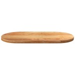 vidaXL Blat de masă maro deschis 120x60x4 cm lemn masiv de stejar oval vidaXL Blat de masă maro deschis 120x60x4 cm lemn masiv de stejar oval