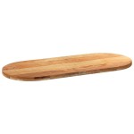vidaXL Blat de masă maro deschis 140x60x4 cm lemn masiv de stejar oval vidaXL Blat de masă maro deschis 140x60x4 cm lemn masiv de stejar oval