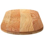 vidaXL Blat de masă maro deschis 140x60x4 cm lemn masiv de stejar oval vidaXL Blat de masă maro deschis 140x60x4 cm lemn masiv de stejar oval