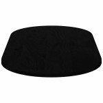 vidaXL Blat de masă maro închis 120x60x2 cm lemn masiv de stejar oval