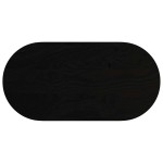 vidaXL Blat de masă maro închis 100x50x4 cm lemn masiv de stejar oval vidaXL Blat de masă maro închis 100x50x4 cm lemn masiv de stejar oval