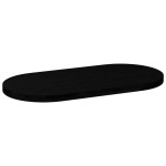 vidaXL Blat de masă maro închis 100x50x4 cm lemn masiv de stejar oval vidaXL Blat de masă maro închis 100x50x4 cm lemn masiv de stejar oval