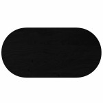 vidaXL Blat de masă maro închis 120x60x4 cm lemn masiv de stejar oval vidaXL Blat de masă maro închis 120x60x4 cm lemn masiv de stejar oval
