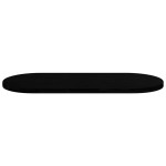 vidaXL Blat de masă maro închis 140x60x4 cm lemn masiv de stejar oval