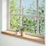vidaXL Pervaz 2 buc lemn masiv de stejar netratat 100x15x2 cm