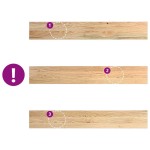 vidaXL Pervaz 2 buc lemn masiv de stejar netratat 100x15x2 cm