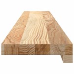 vidaXL Pervaz 2 buc lemn masiv de stejar netratat 110x15x2 cm