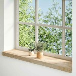 vidaXL Pervaz 2 buc lemn masiv de stejar netratat 70x20x2 cm