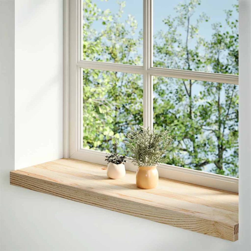 vidaXL Pervaz 2 buc lemn masiv de stejar netratat 70x30x2 cm