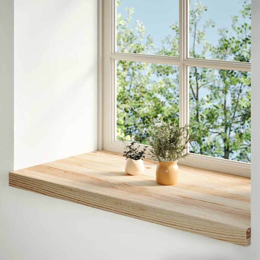 vidaXL Pervaz 2 buc lemn masiv de stejar netratat 70x40x2 cm