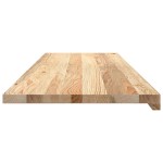 vidaXL Pervaz 2 buc lemn masiv de stejar netratat 120x40x2 cm
