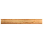 vidaXL Pervaz 2 buc lemn masiv de maro deschis 120x15x2 cm