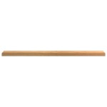 vidaXL Pervaz 2 buc lemn masiv de maro deschis 140x15x2 cm