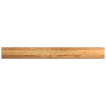 vidaXL Pervaz 2 buc lemn masiv de maro deschis 140x15x2 cm