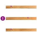 vidaXL Pervaz 2 buc lemn masiv de maro deschis 160x15x2 cm