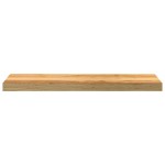 vidaXL Pervaz 2 buc lemn masiv de maro deschis 80x20x2 cm