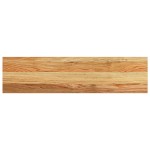 vidaXL Pervaz 2 buc lemn masiv de maro deschis 80x20x2 cm