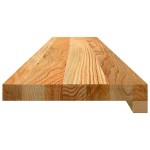 vidaXL Pervaz 2 buc lemn masiv de maro deschis 110x20x2 cm vidaXL Pervaz 2 buc lemn masiv de maro deschis 110x20x2 cm