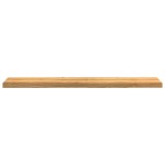 vidaXL Pervaz 2 buc lemn masiv de maro deschis 140x25x2 cm
