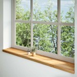 vidaXL Pervaz 2 buc lemn masiv de maro deschis 160x25x2 cm